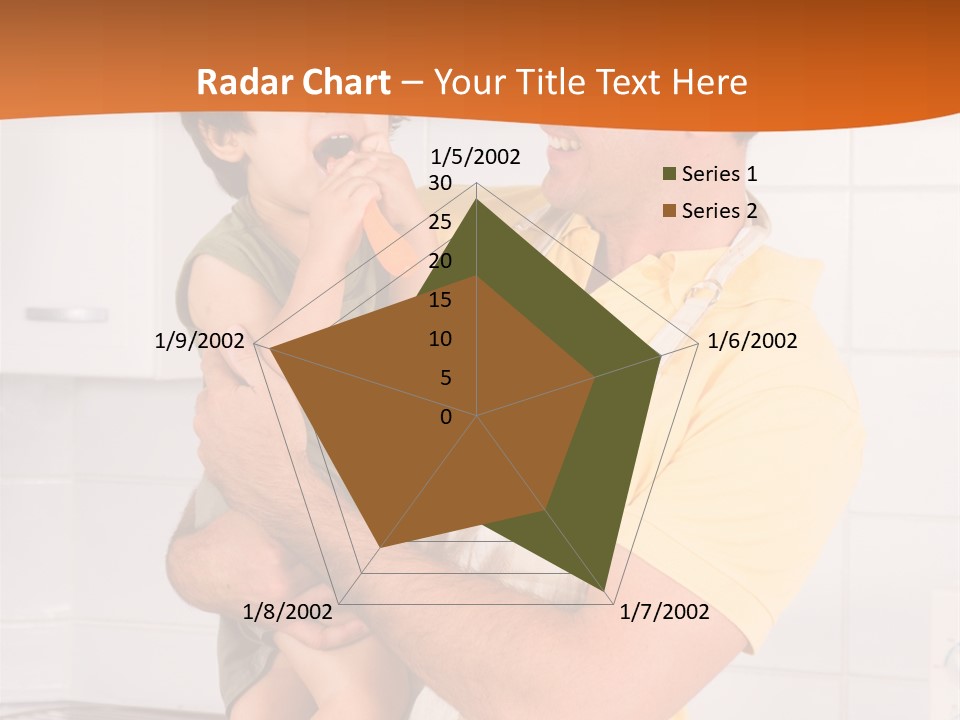 Kitchen Home Counter PowerPoint Template