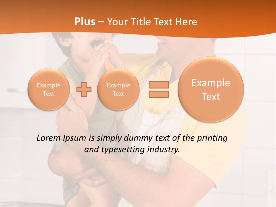 Kitchen Home Counter PowerPoint Template