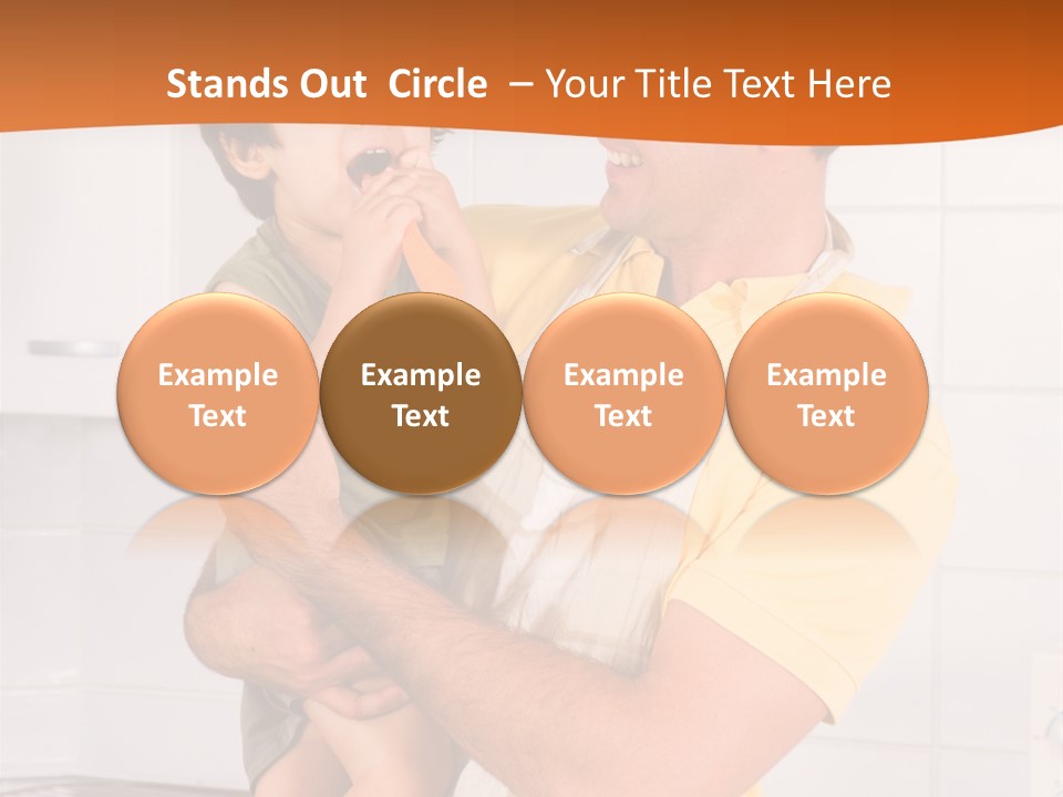 Kitchen Home Counter PowerPoint Template