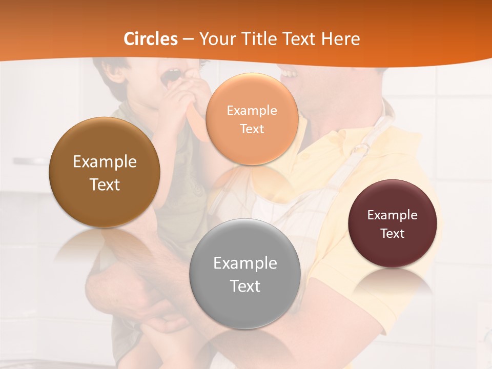 Kitchen Home Counter PowerPoint Template