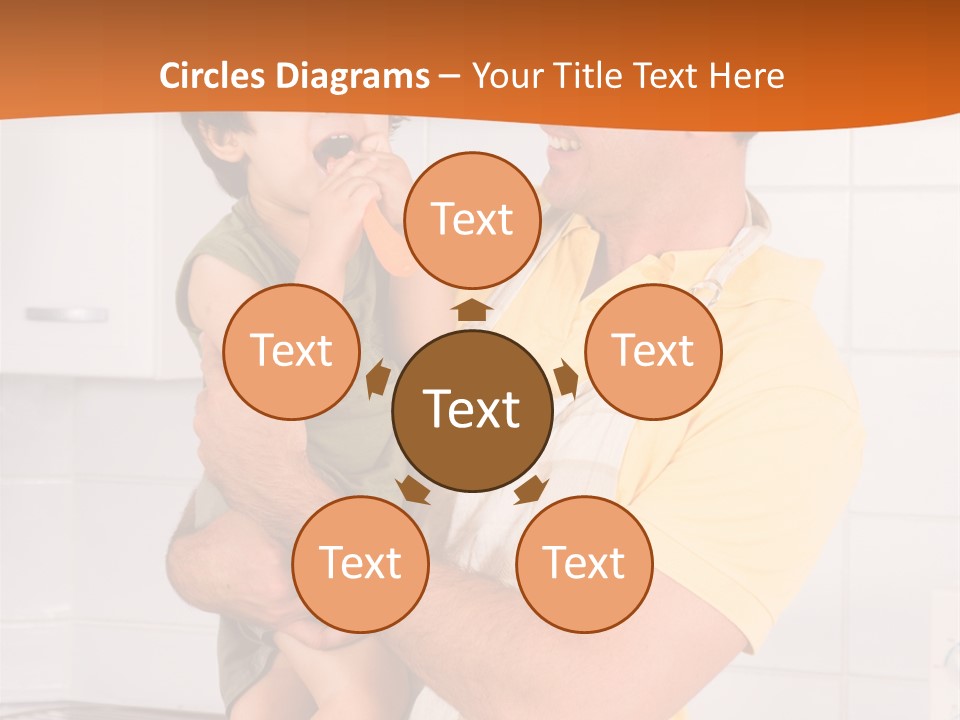 Kitchen Home Counter PowerPoint Template