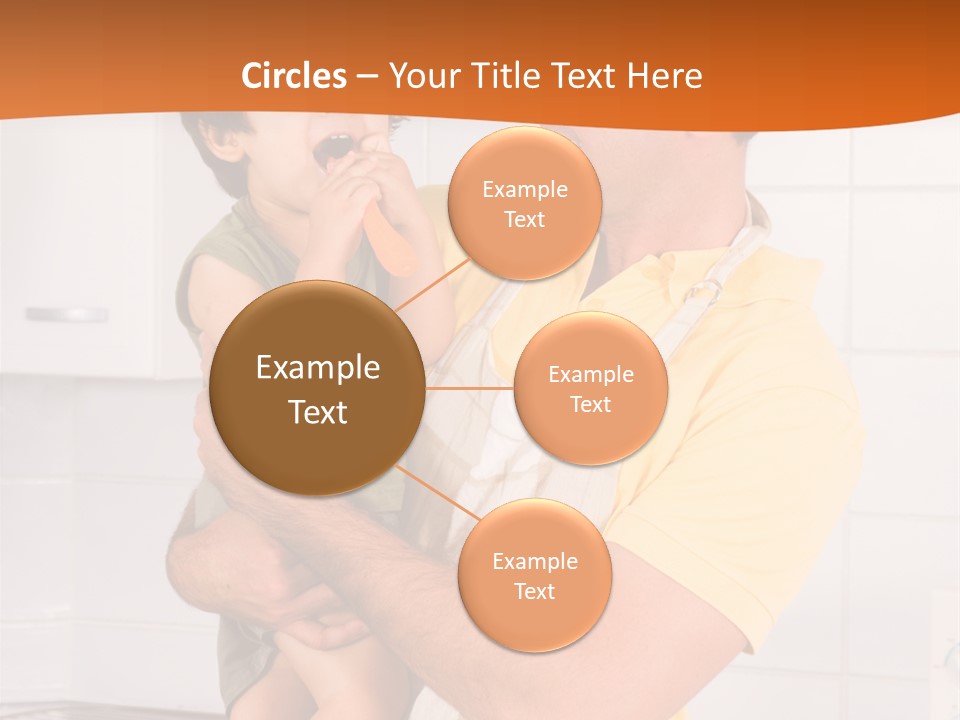 Kitchen Home Counter PowerPoint Template