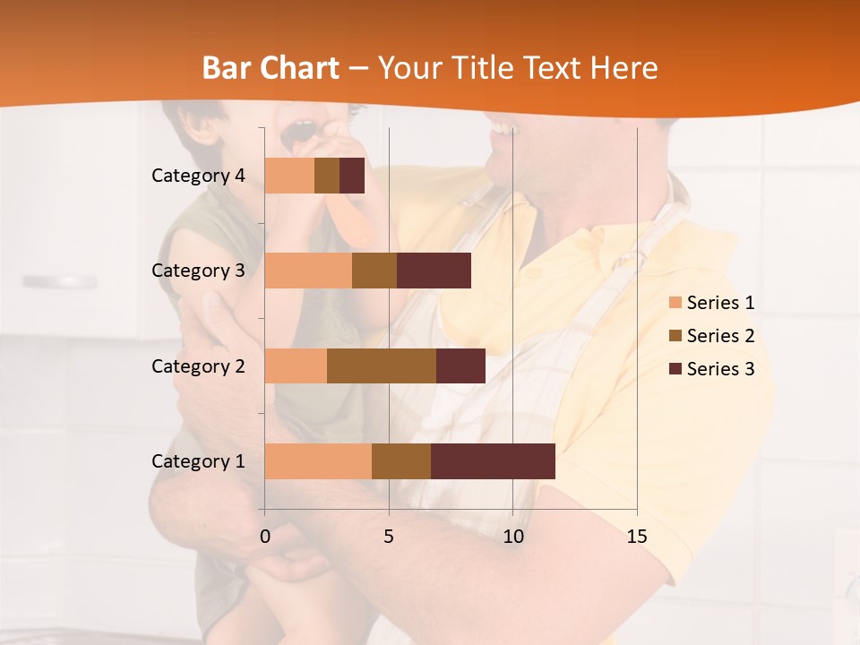 Kitchen Home Counter PowerPoint Template