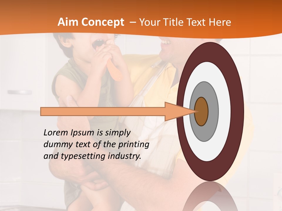 Kitchen Home Counter PowerPoint Template