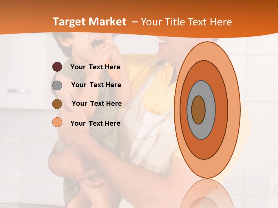 Kitchen Home Counter PowerPoint Template