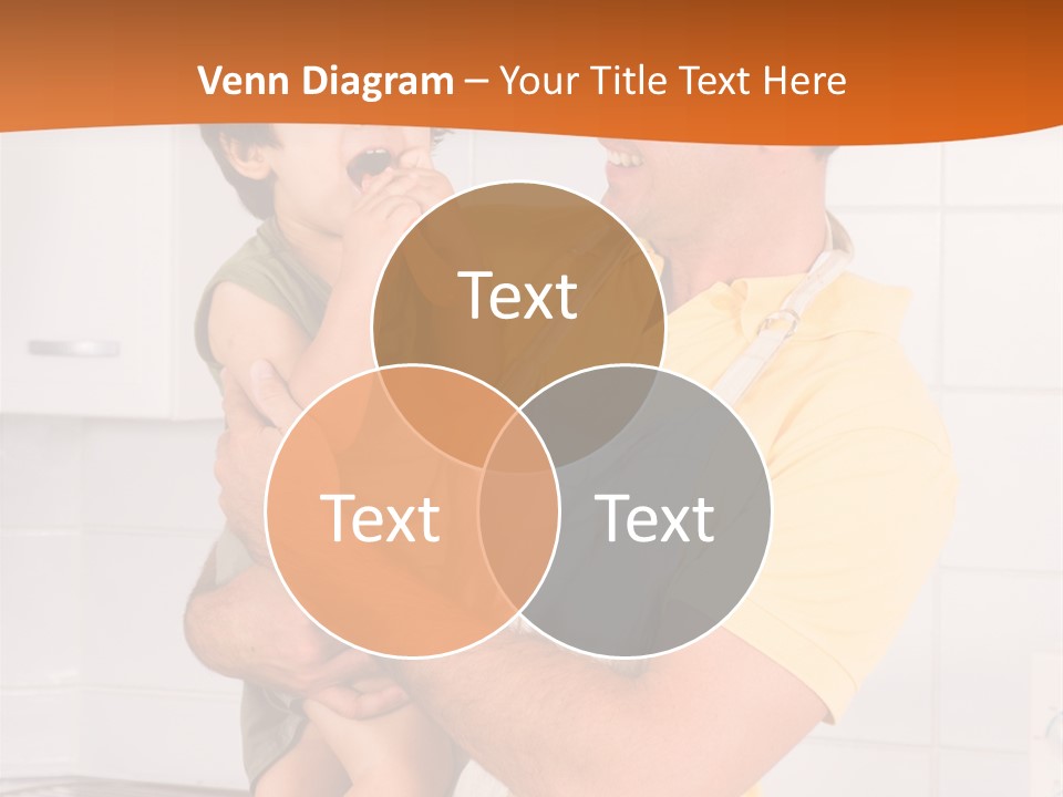 Kitchen Home Counter PowerPoint Template