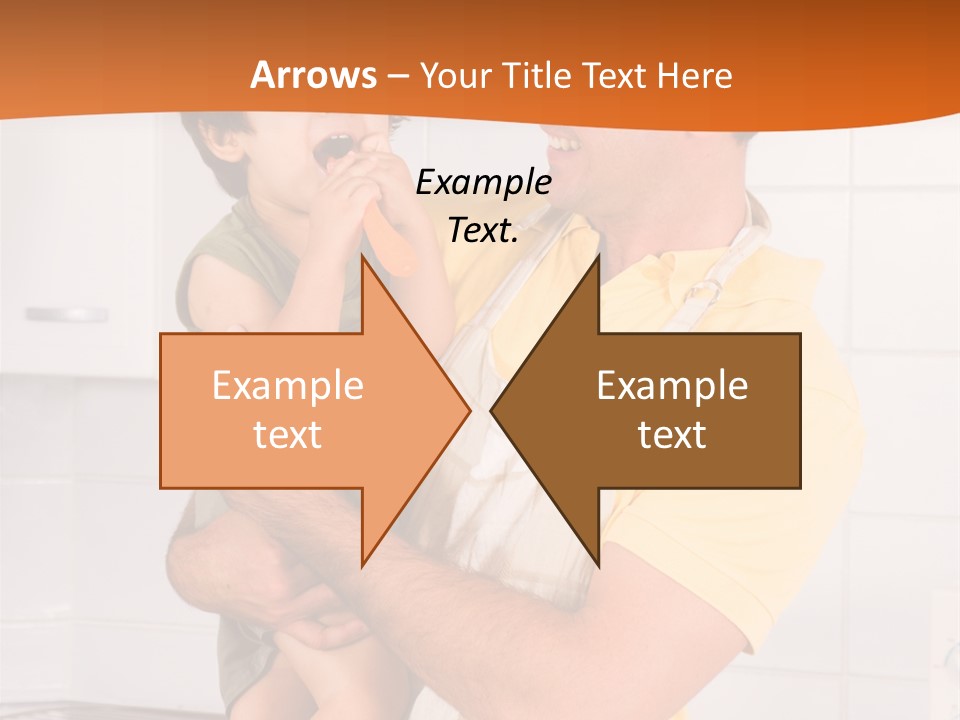 Kitchen Home Counter PowerPoint Template