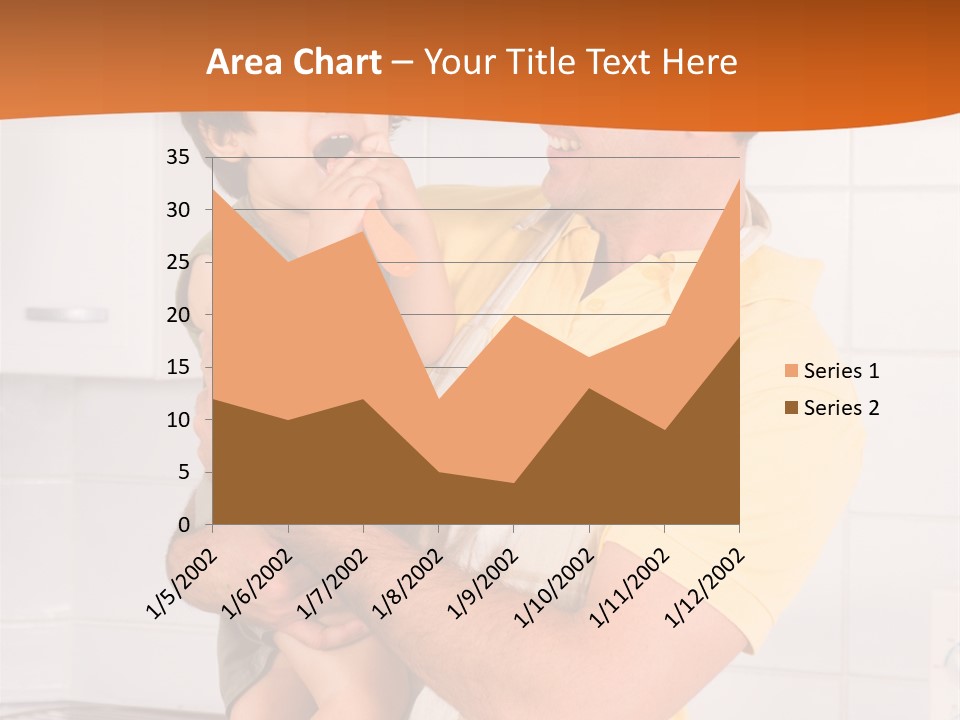 Kitchen Home Counter PowerPoint Template