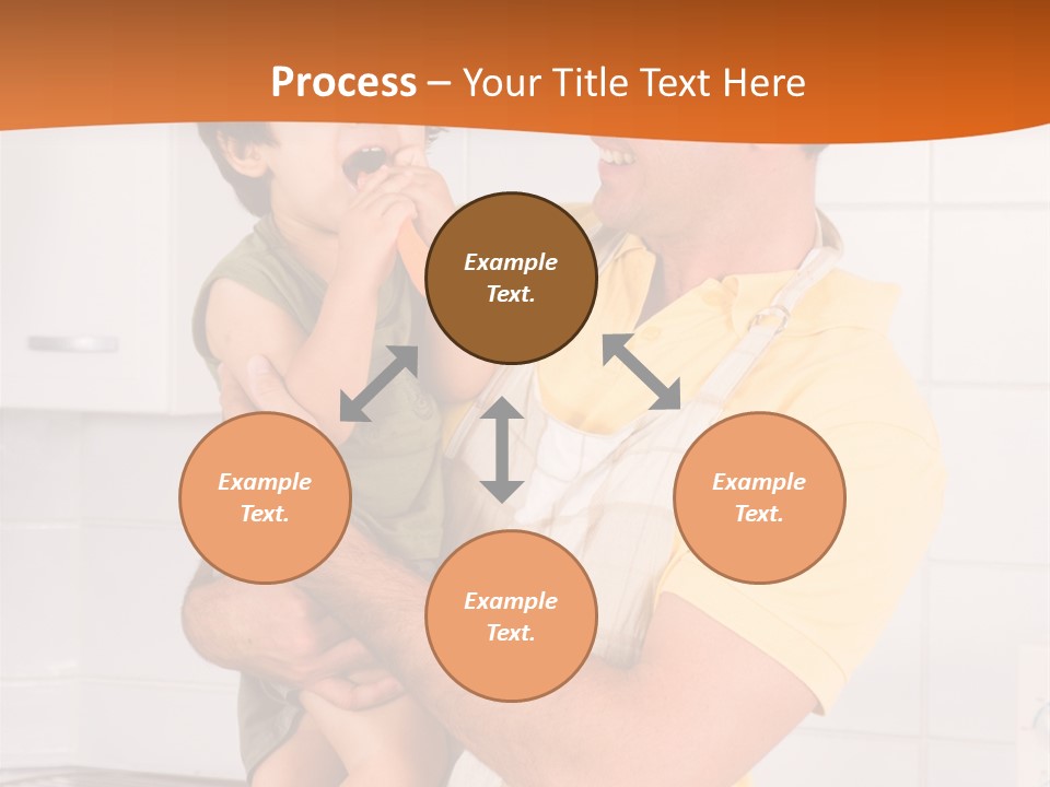 Kitchen Home Counter PowerPoint Template