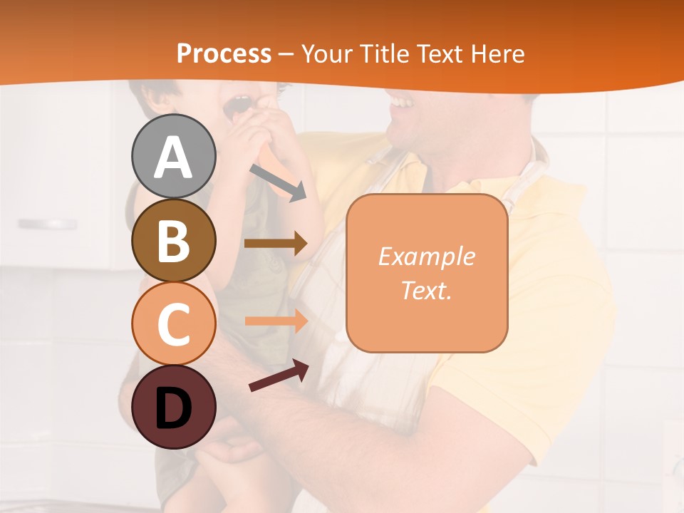 Kitchen Home Counter PowerPoint Template