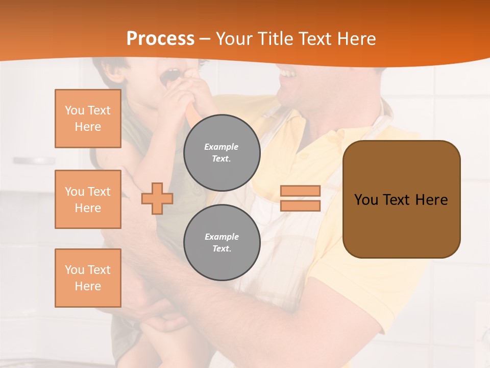 Kitchen Home Counter PowerPoint Template