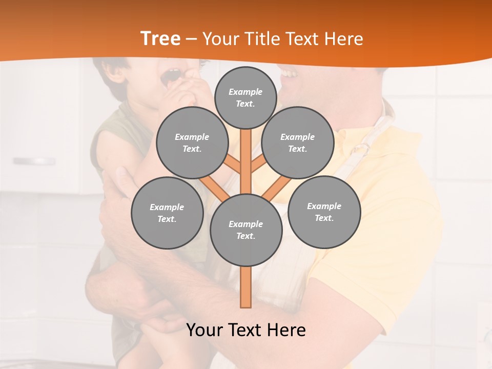 Kitchen Home Counter PowerPoint Template