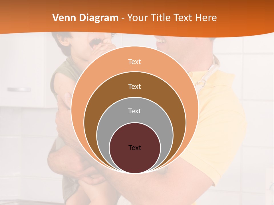 Kitchen Home Counter PowerPoint Template