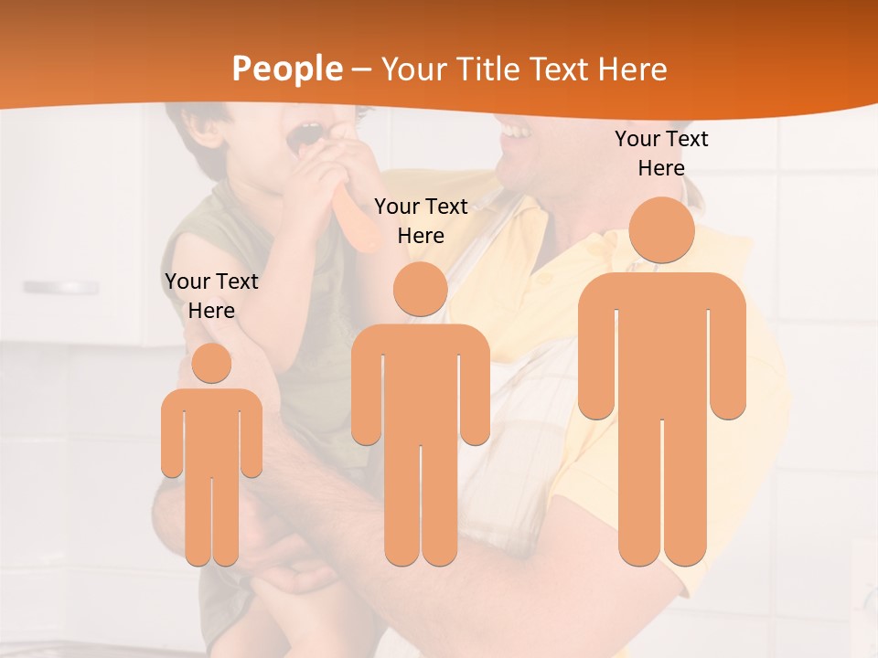 Kitchen Home Counter PowerPoint Template