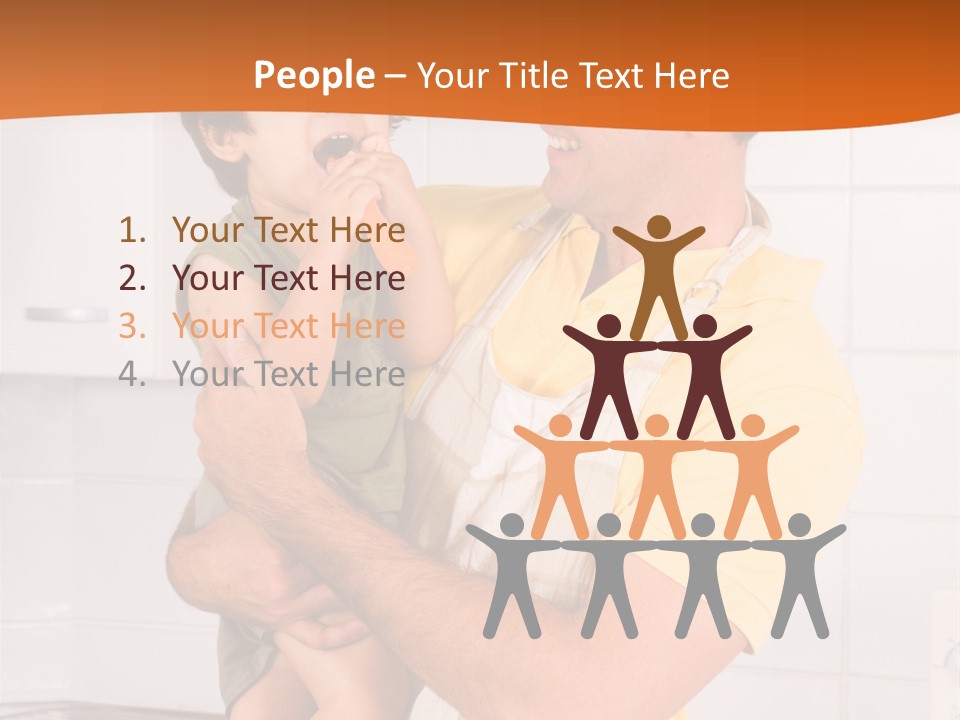 Kitchen Home Counter PowerPoint Template