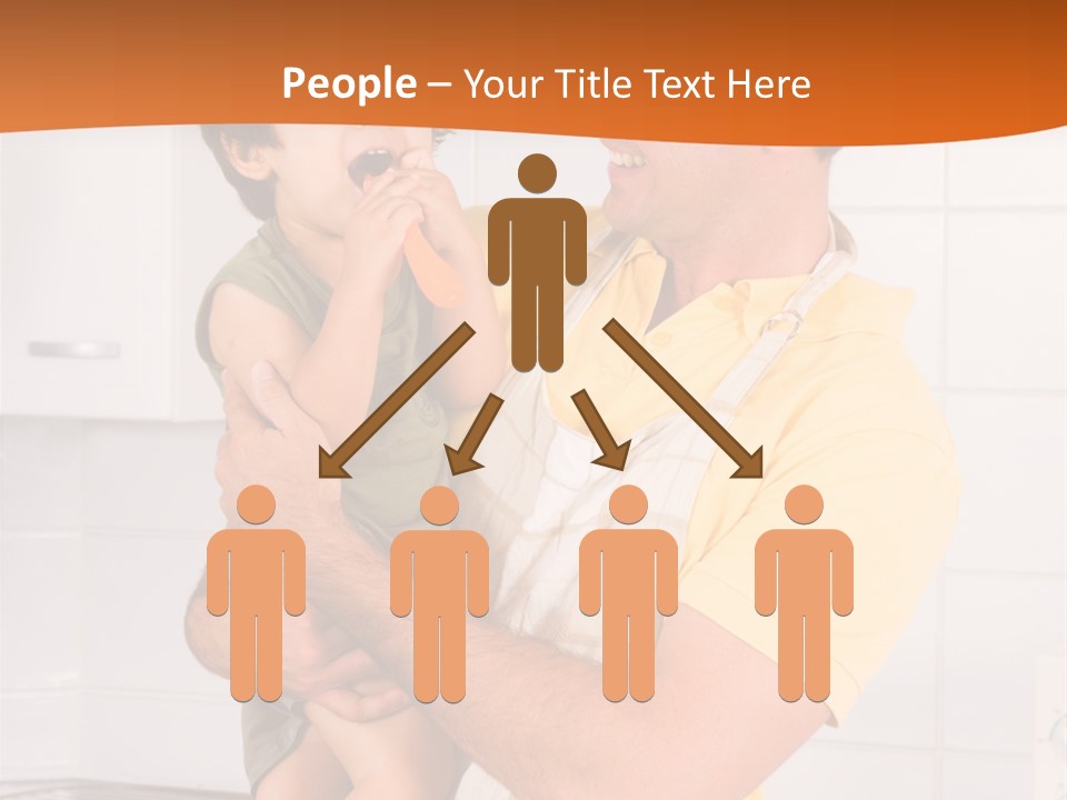 Kitchen Home Counter PowerPoint Template