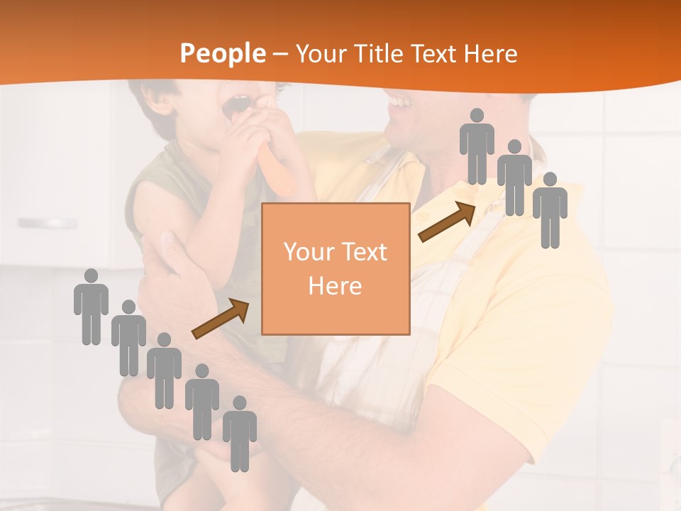 Kitchen Home Counter PowerPoint Template