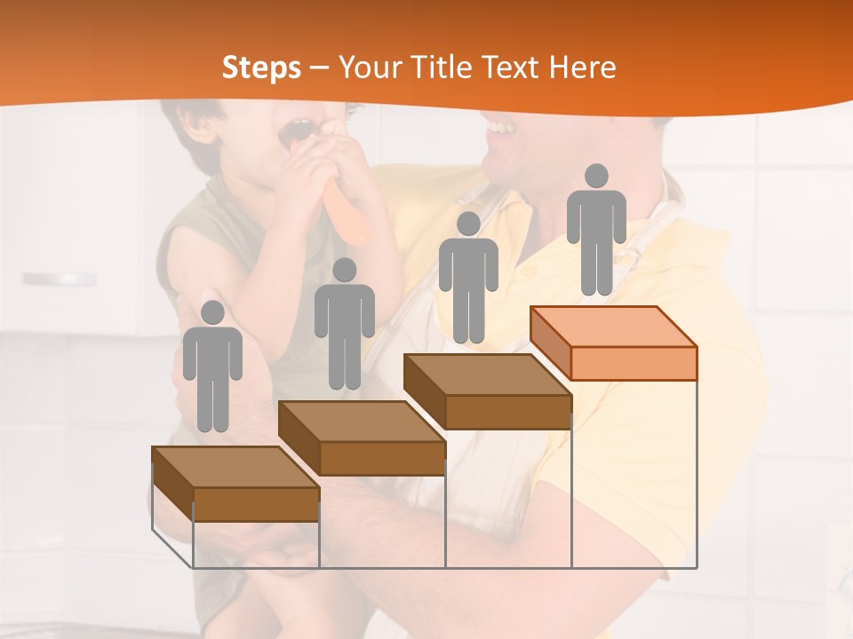 Kitchen Home Counter PowerPoint Template