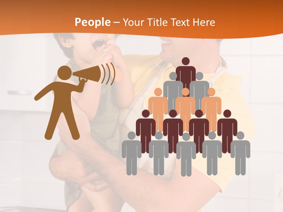 Kitchen Home Counter PowerPoint Template