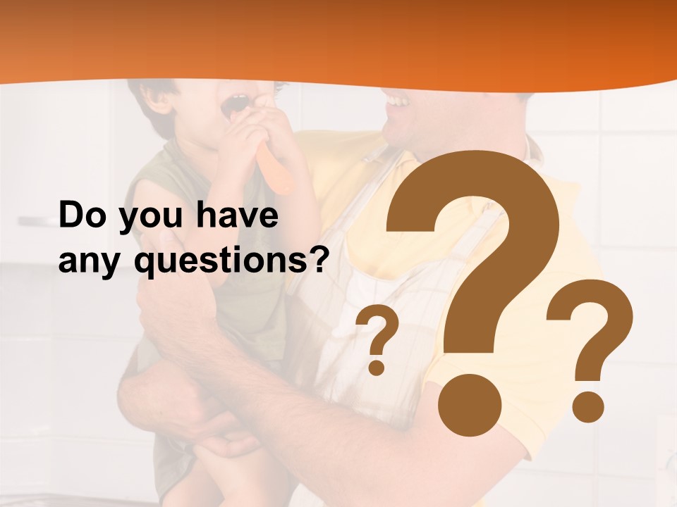 Kitchen Home Counter PowerPoint Template