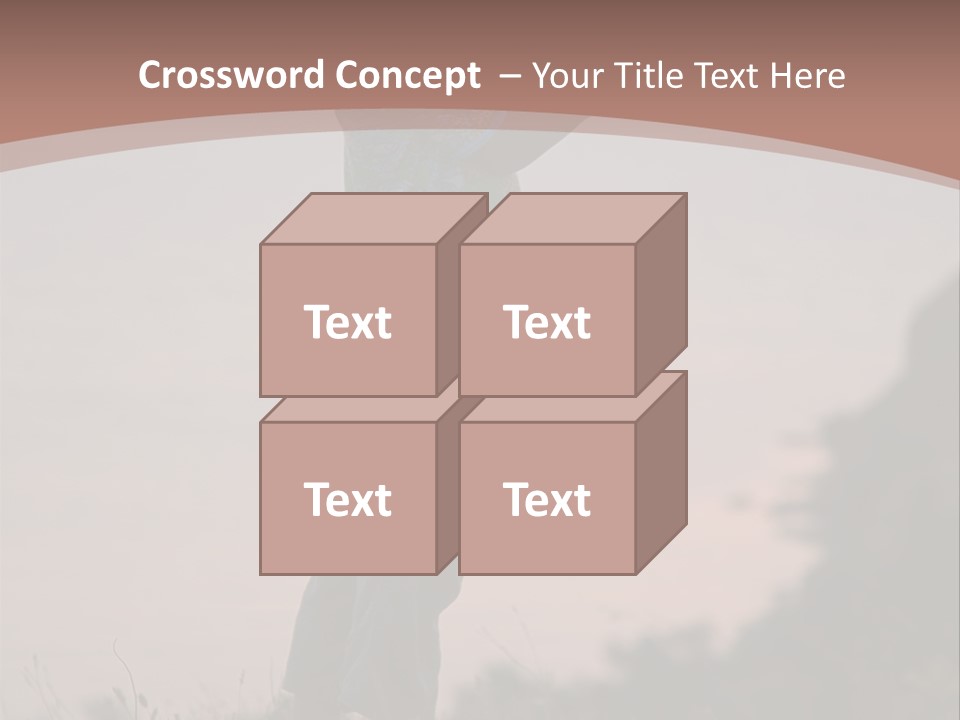 Child Nature Hand PowerPoint Template