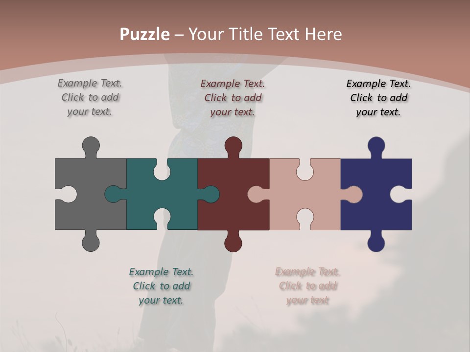 Child Nature Hand PowerPoint Template