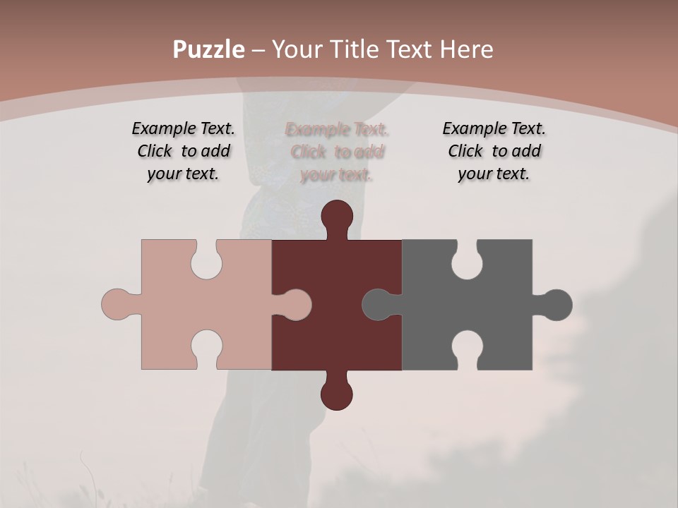 Child Nature Hand PowerPoint Template