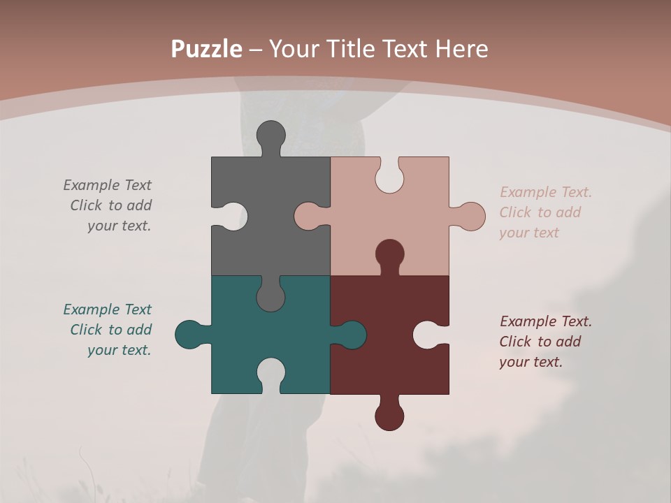 Child Nature Hand PowerPoint Template