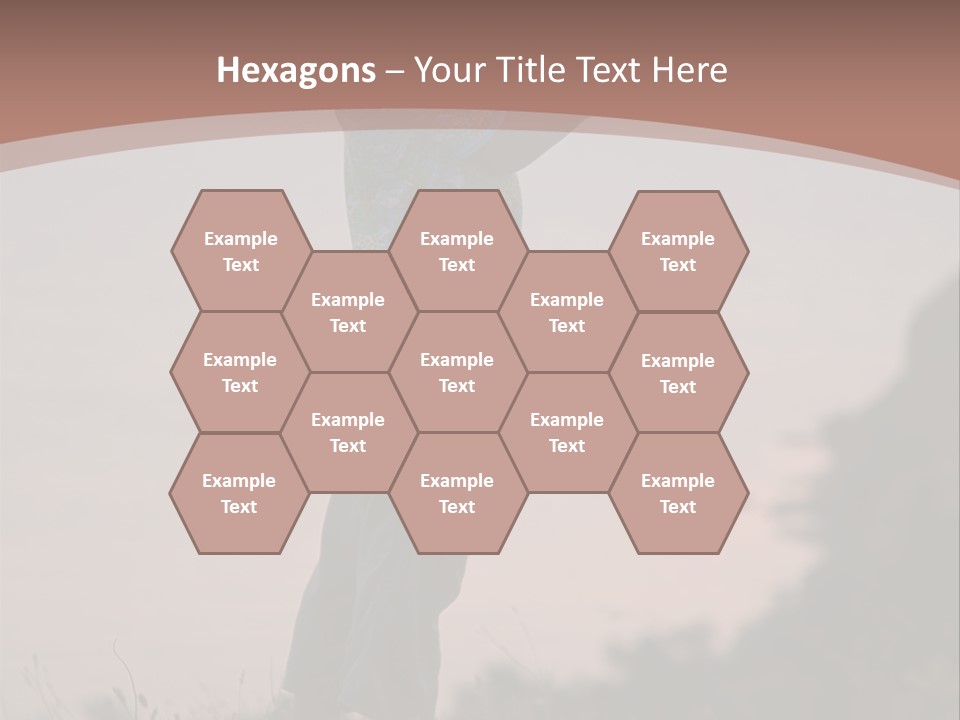 Child Nature Hand PowerPoint Template