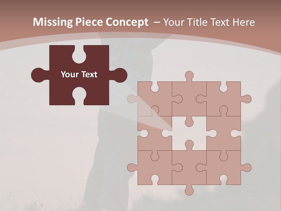 Child Nature Hand PowerPoint Template