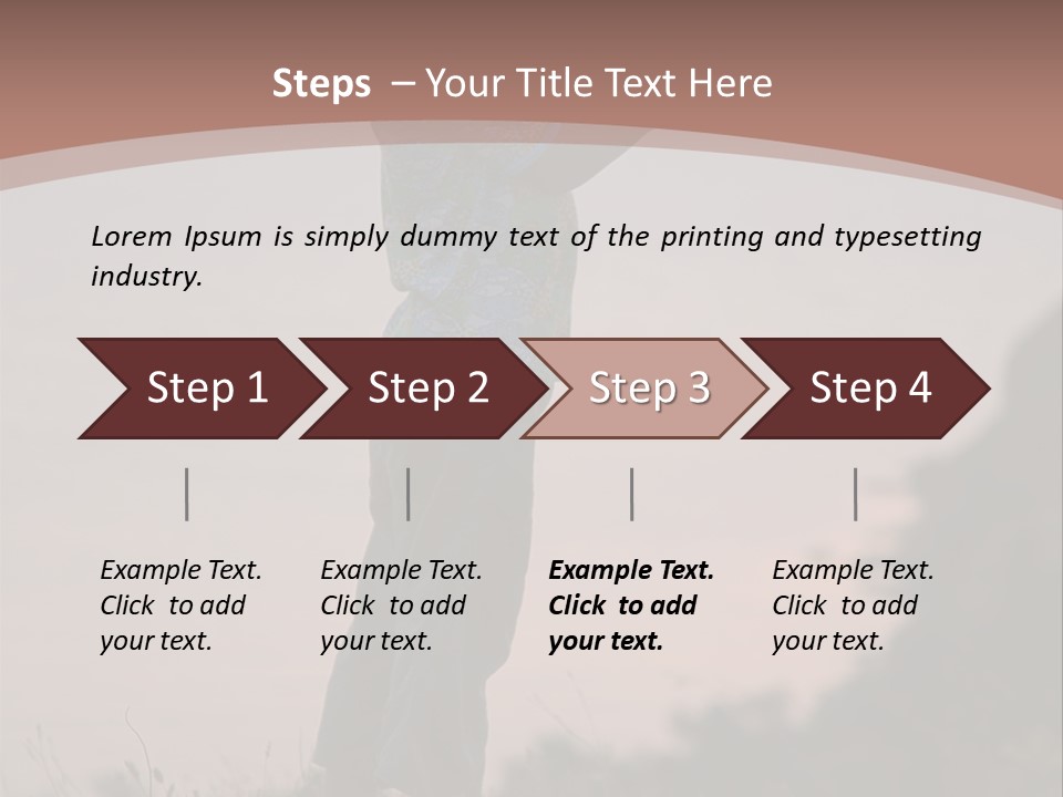 Child Nature Hand PowerPoint Template