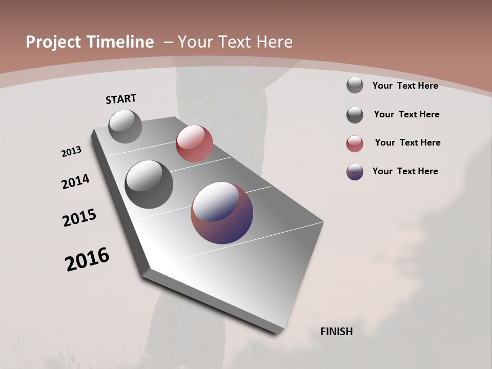 Child Nature Hand PowerPoint Template
