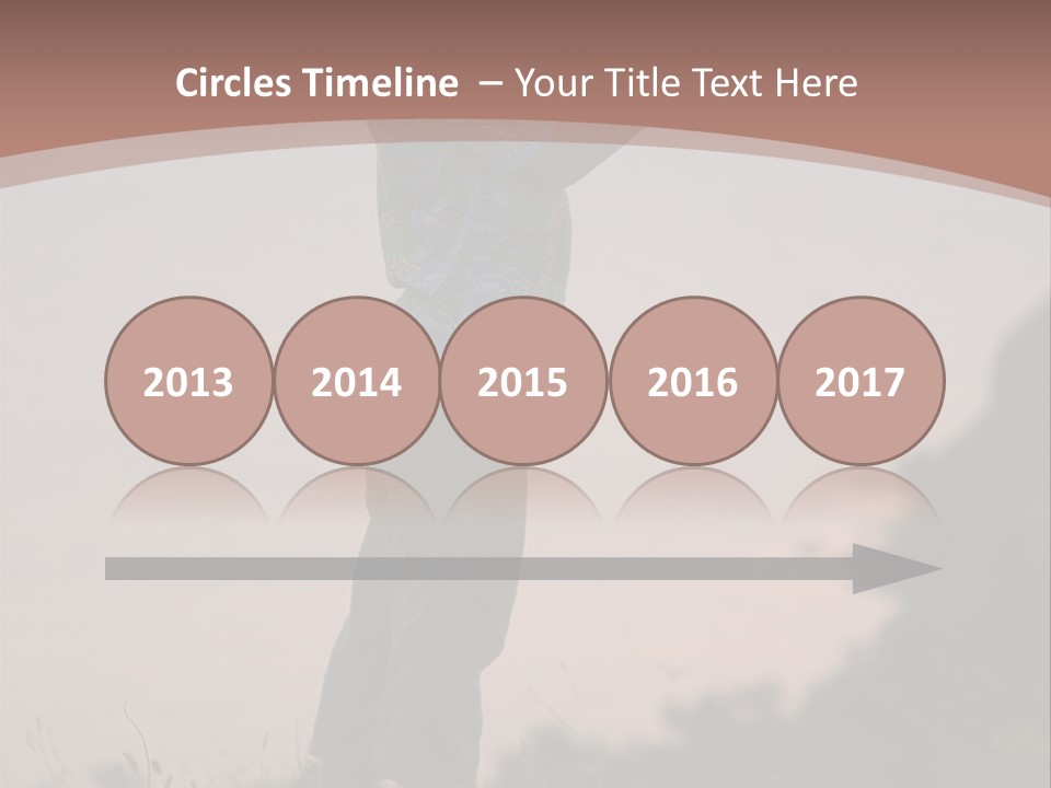 Child Nature Hand PowerPoint Template