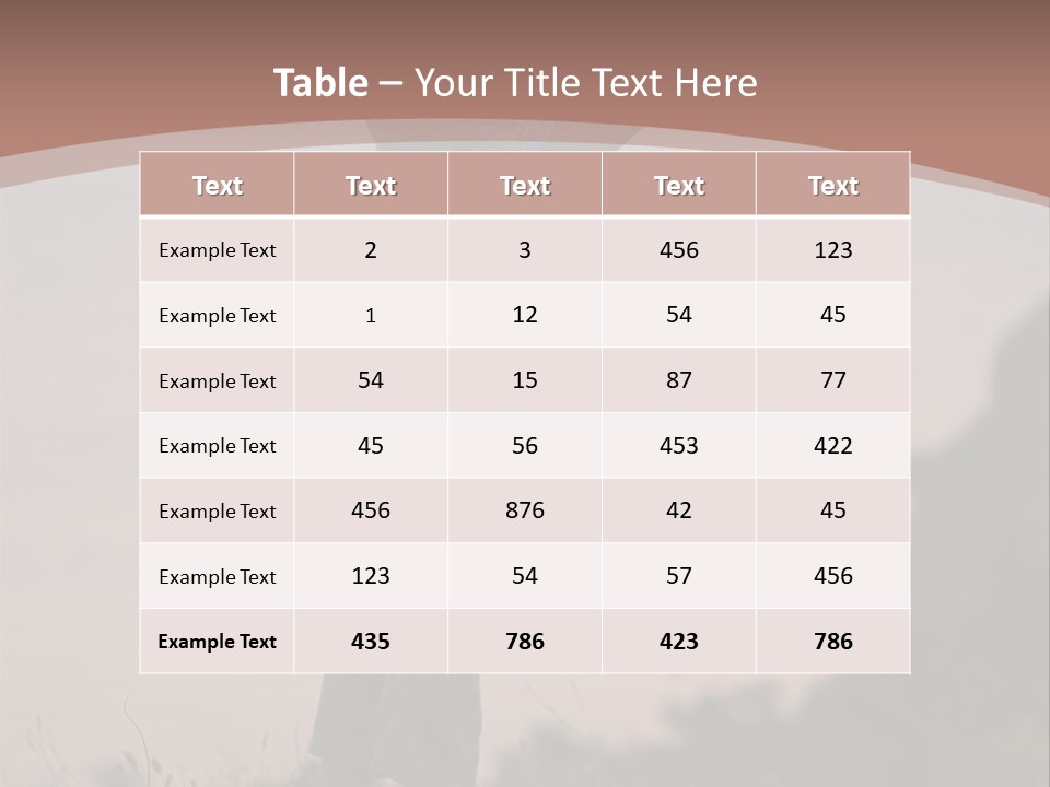 Child Nature Hand PowerPoint Template
