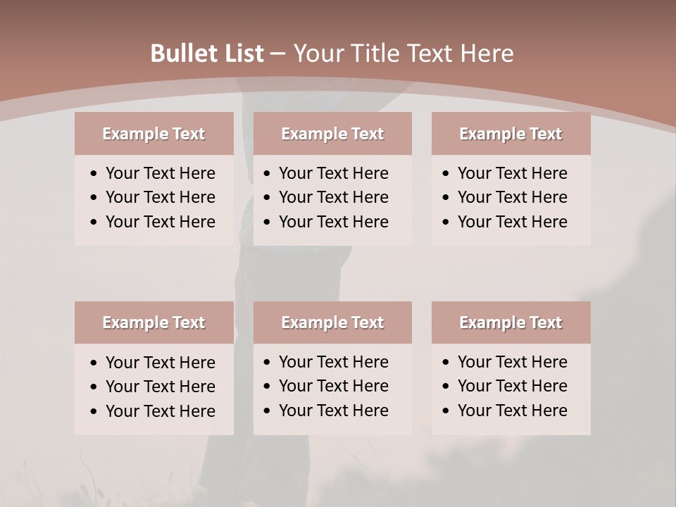 Child Nature Hand PowerPoint Template