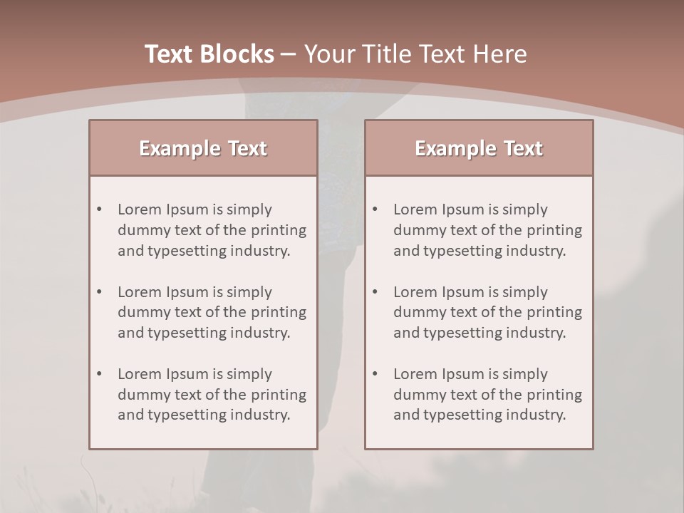 Child Nature Hand PowerPoint Template