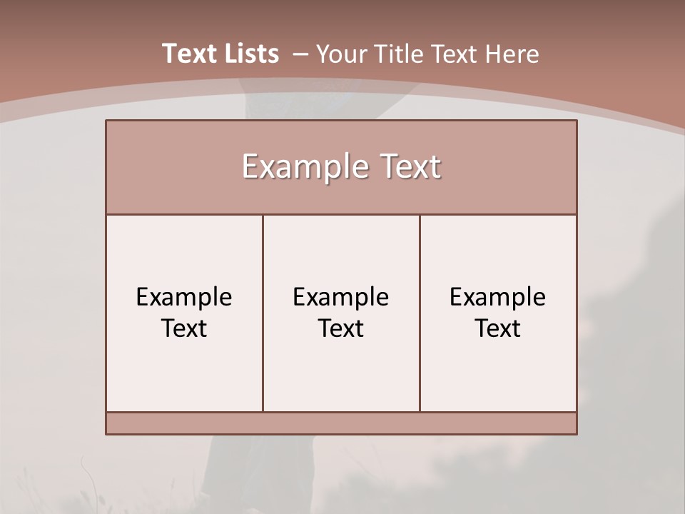 Child Nature Hand PowerPoint Template