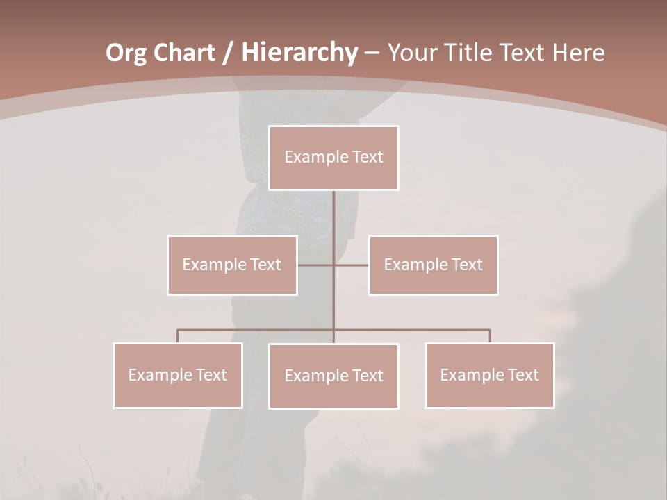 Child Nature Hand PowerPoint Template