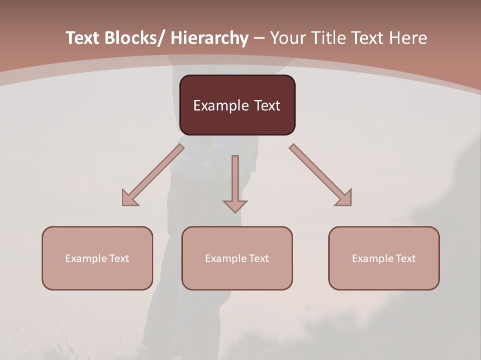 Child Nature Hand PowerPoint Template
