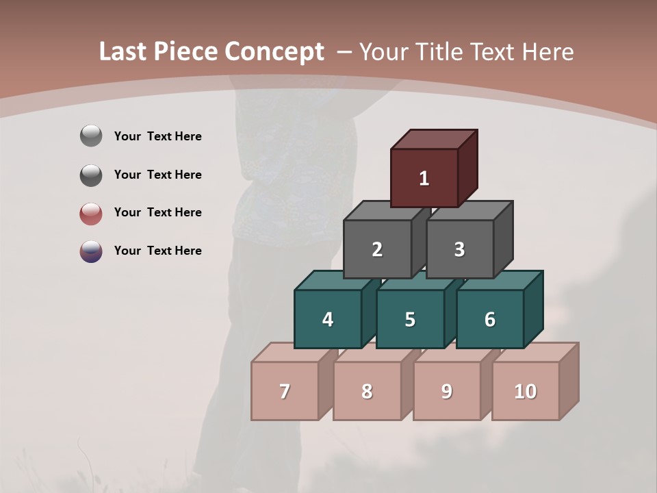 Child Nature Hand PowerPoint Template