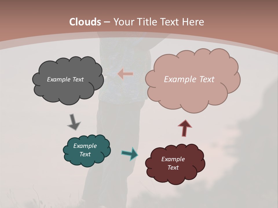 Child Nature Hand PowerPoint Template