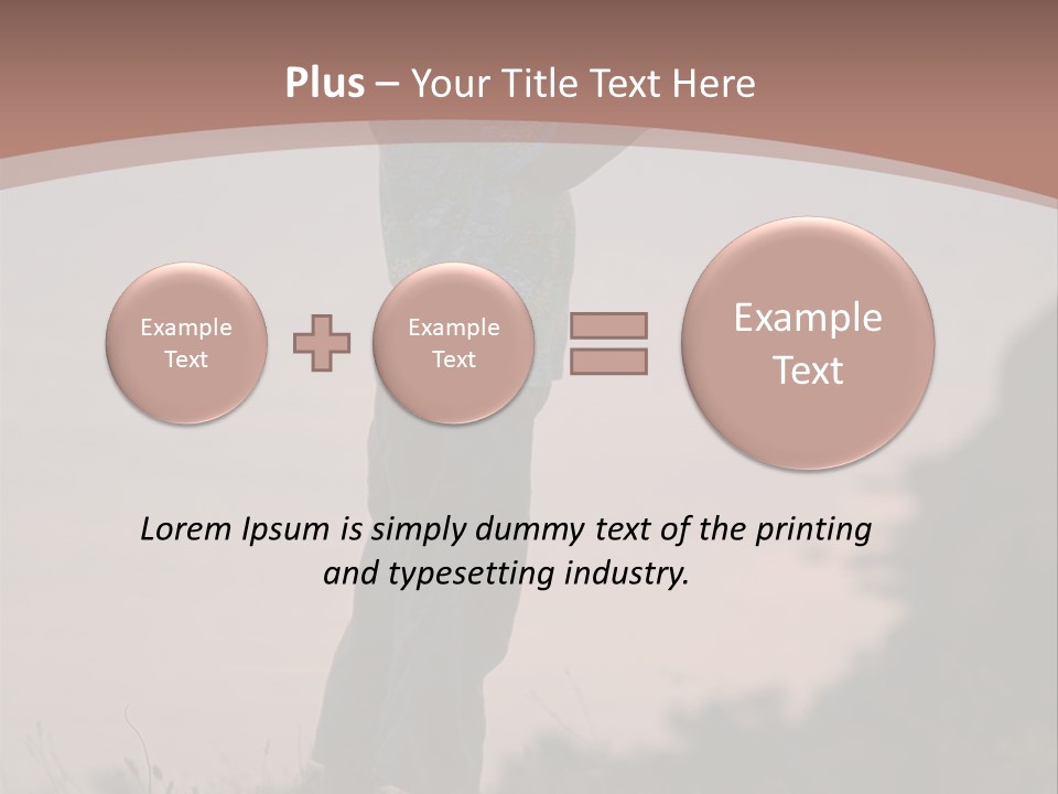 Child Nature Hand PowerPoint Template