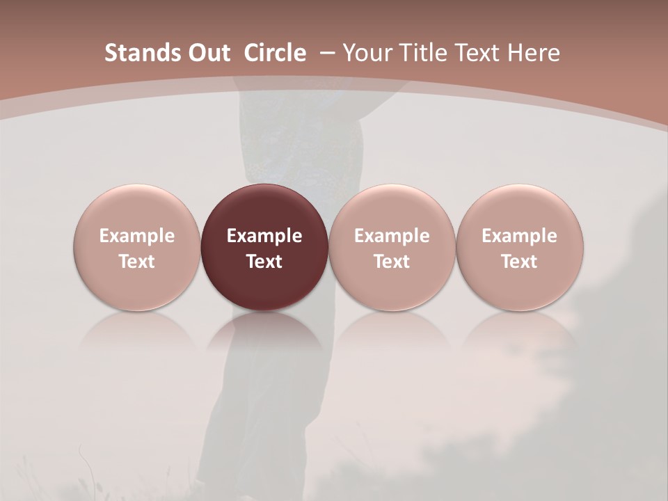 Child Nature Hand PowerPoint Template