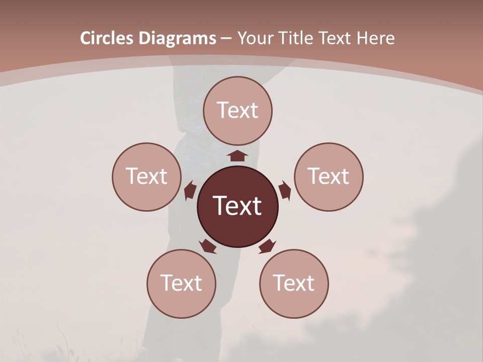 Child Nature Hand PowerPoint Template