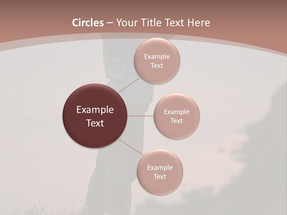 Child Nature Hand PowerPoint Template