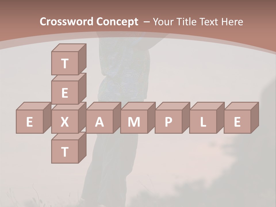 Child Nature Hand PowerPoint Template