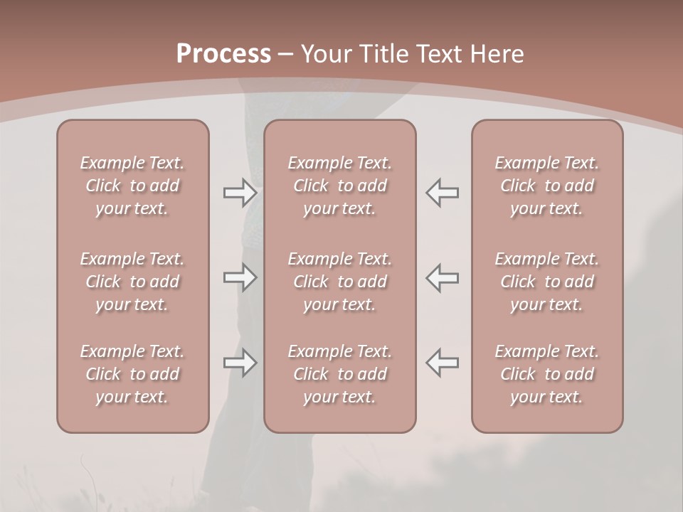 Child Nature Hand PowerPoint Template