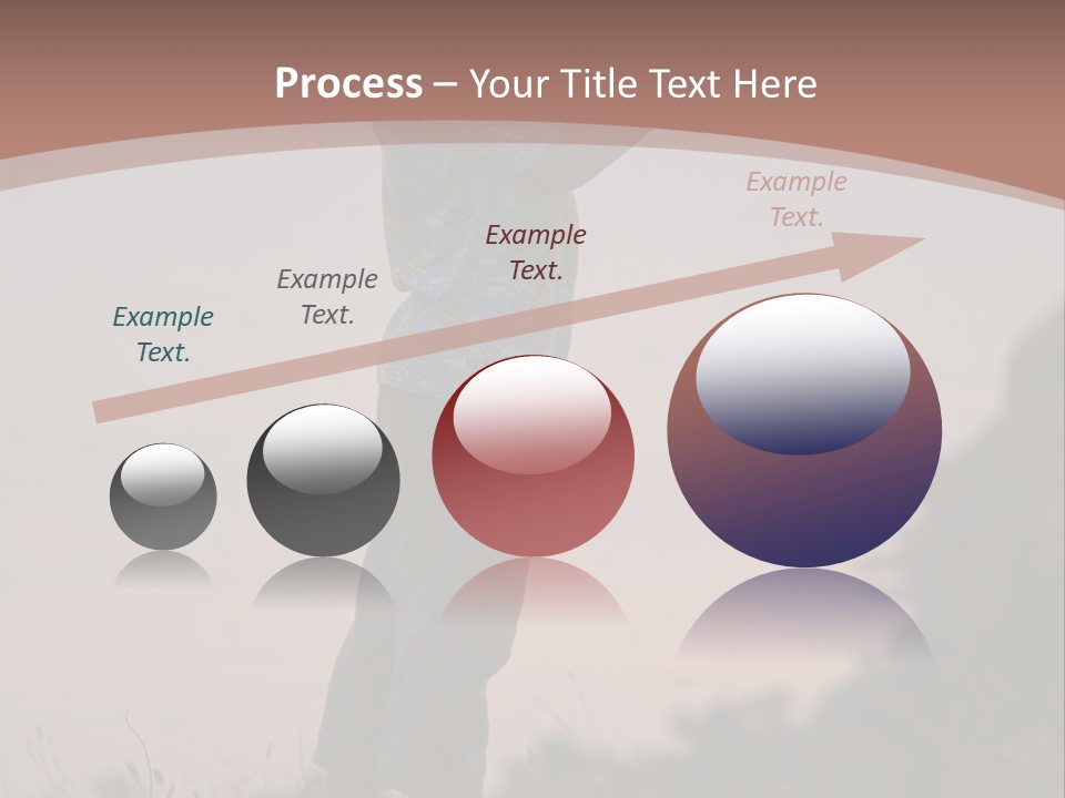 Child Nature Hand PowerPoint Template