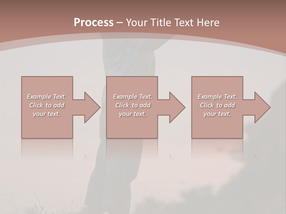 Child Nature Hand PowerPoint Template