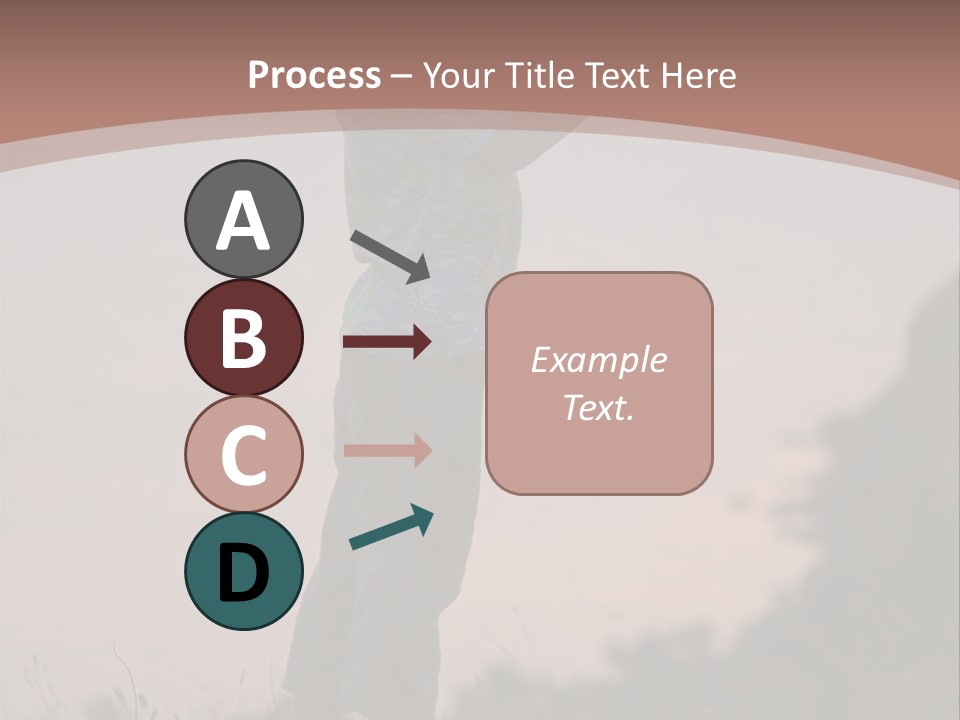 Child Nature Hand PowerPoint Template